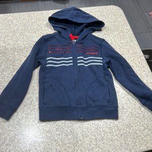 Oshkosh 4T navy red white blue sequin hoodie